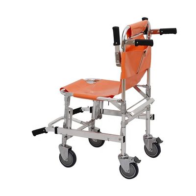 গুণ  CE Emergency Evacuation Equipment Folding Stair Stretcher Orange কারখানা