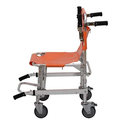Foldaway সিঁড়ি চেয়ার স্ট্রেচার ট্রান্সফার রোগীর অ্যালুমিনিয়াম খাদ
